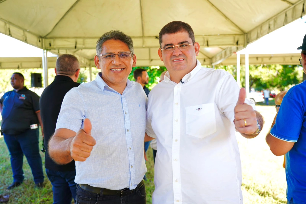 Prefeito Gilson Castro e pré-candidato a deputado estadual Julinho