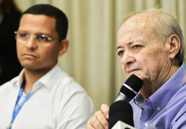 Prefeito Sílvio Mendes e o secretário Ismael Silva