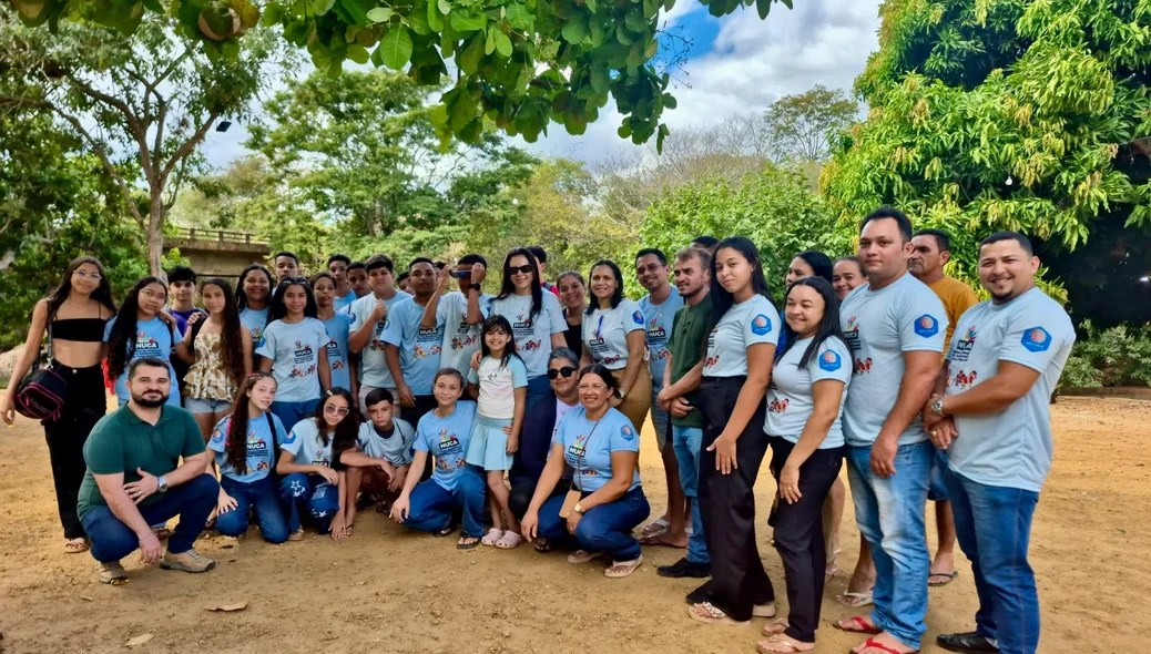 Prefeitura de Hugo Napoleão promove ação de educação ambiental com adolescentes do NUCA