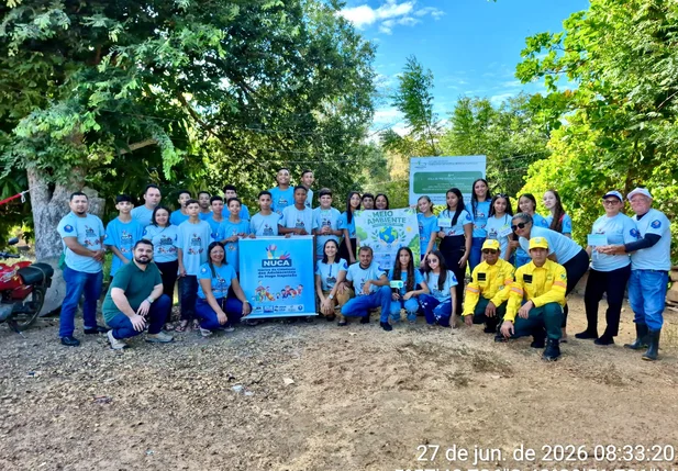 Prefeitura de Hugo Napoleão promove ação de educação ambiental com adolescentes