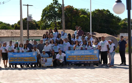 Prefeitura de Redenção do Gurguéia realiza Dia D da Busca Ativa Escolar