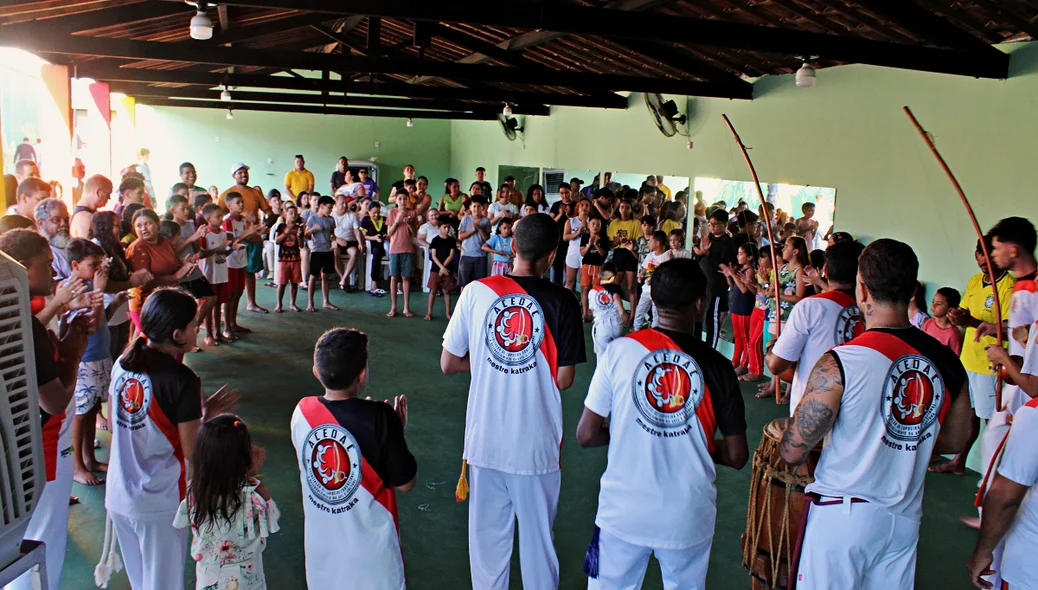 Prefeitura de Santo Antônio de Lisboa realiza aula inaugural do projeto de capoeira e reforça incentivo ao esporte e à cultura