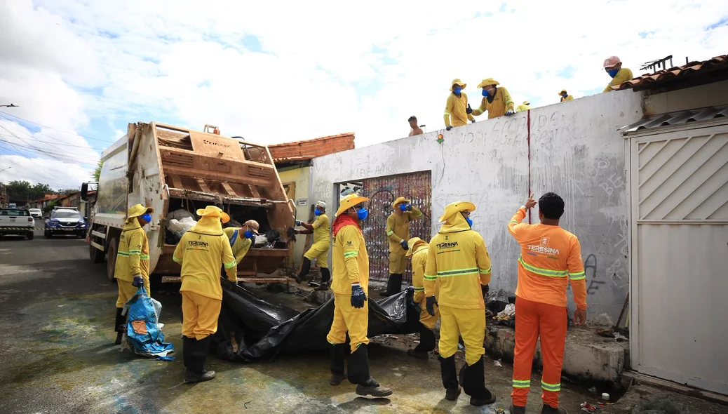 Prefeitura realizou ação de limpeza