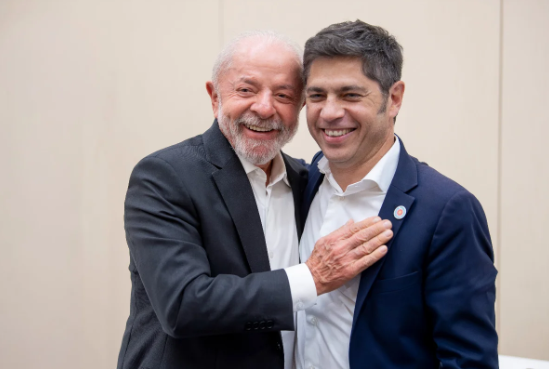 Presidente Lula e governador da província de Buenos Aires, Axel Kicillof
