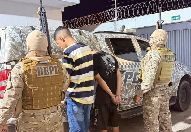 Presos pelo BEPI durante operação na zona sul de Teresina