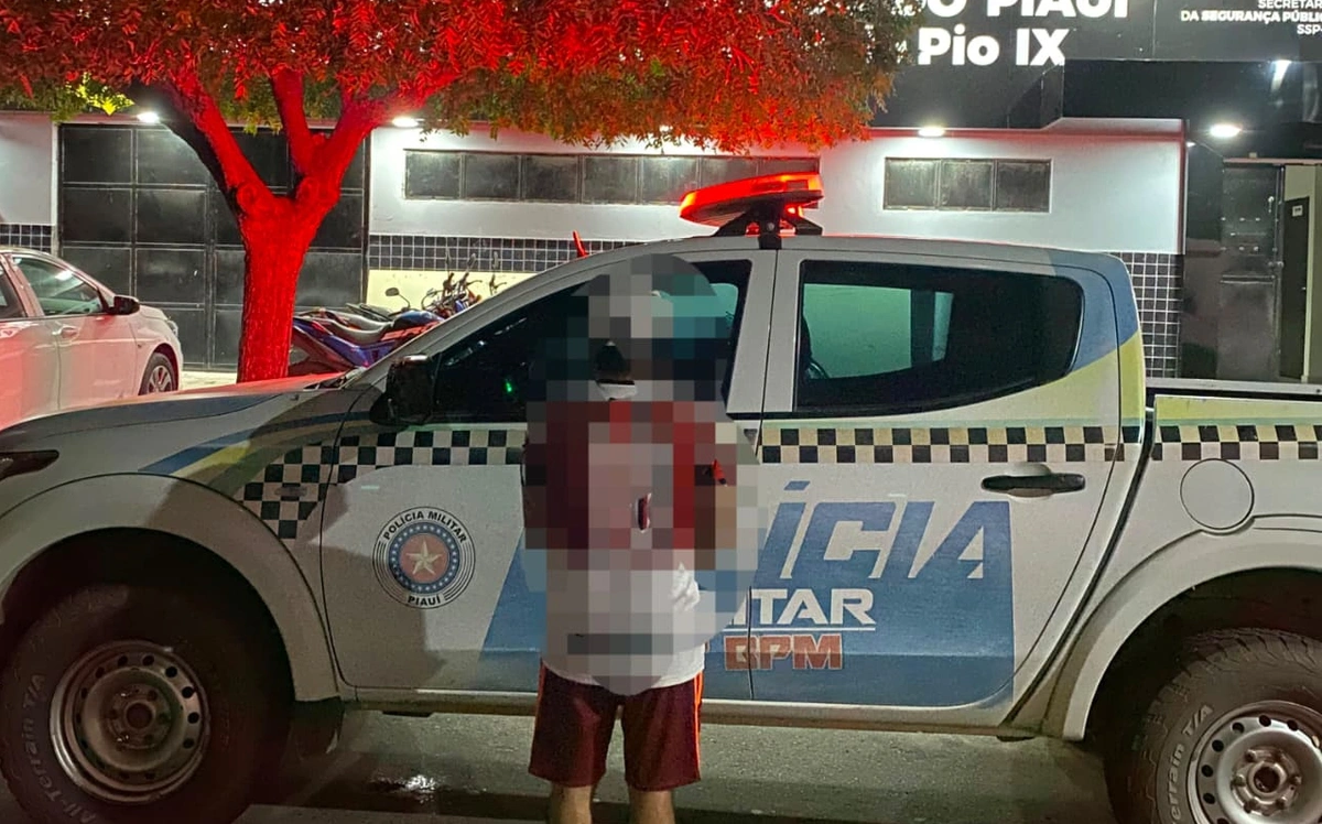 Prisão de homem acusado de invadir casa da vizinha em Pio IX
