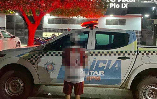 Prisão de homem acusado de invadir casa da vizinha em Pio IX