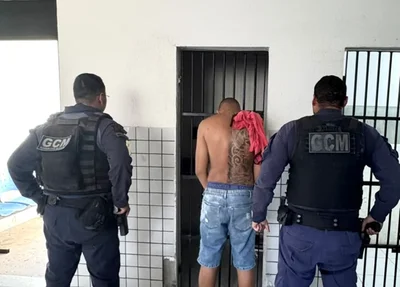 Prisão do acusado de tentar invadir a casa de policial na Vila Irmã Dulce
