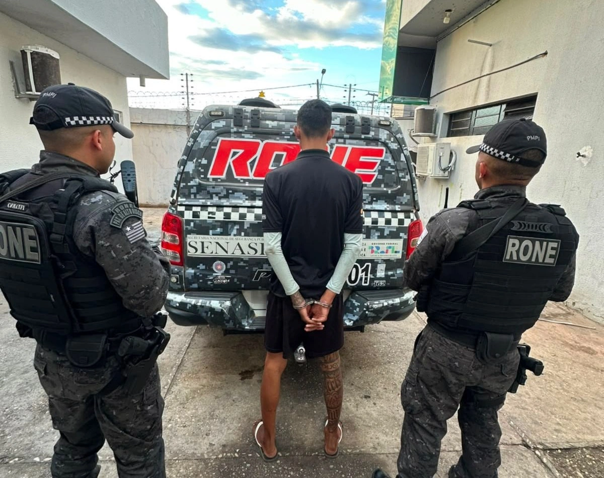Prisão feita pela equipe do RONE