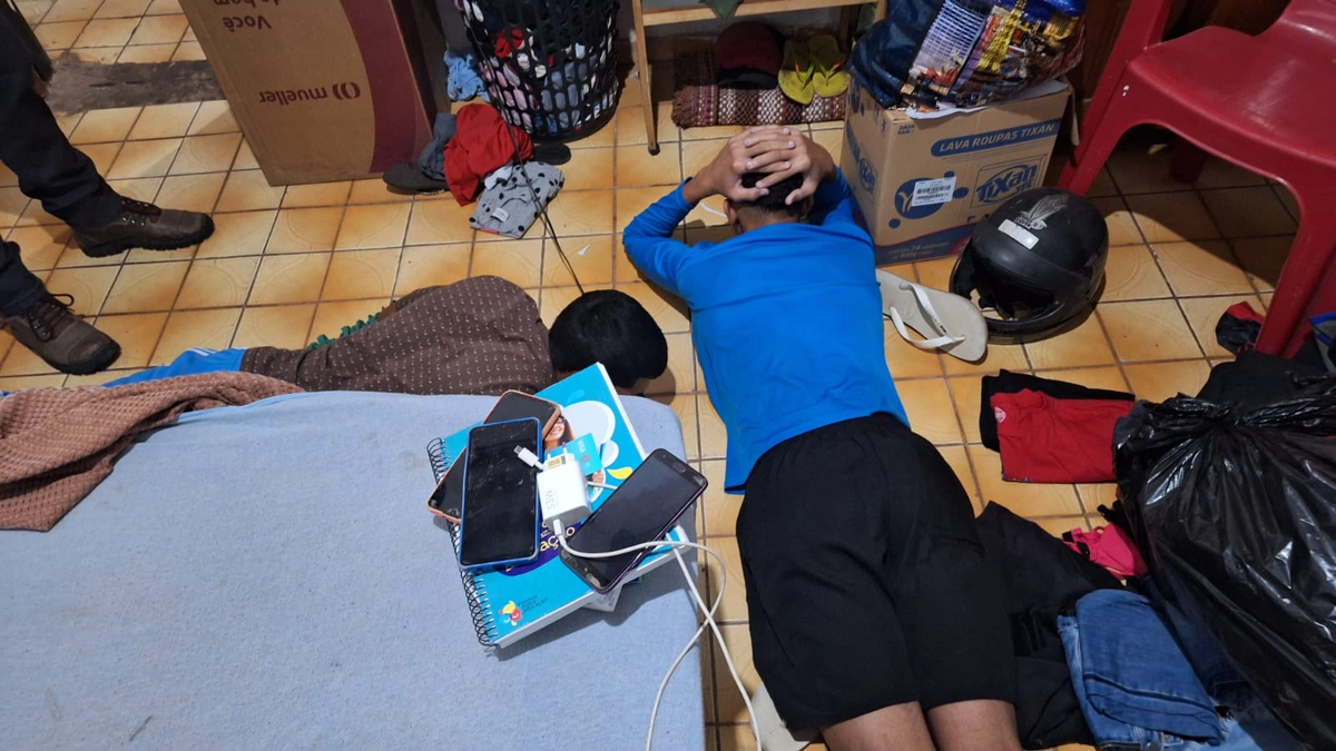 Prisão ocorrida durante a operação Falso Elo