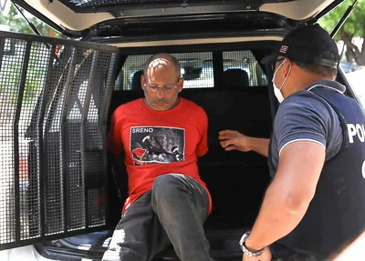 Professor Alberto Luiz Freitas Monção preso em Teresina