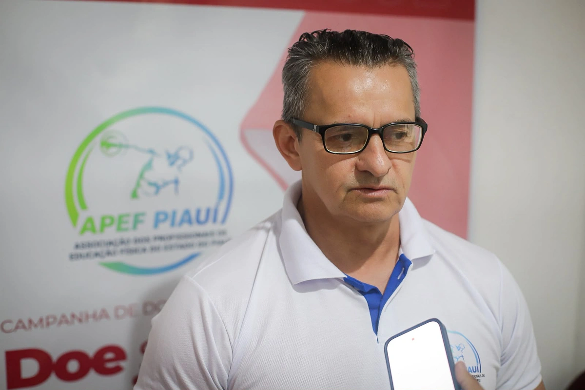 Professor de Educação Física e Presidente da APEF-PI, Demóstenes Ribeiro