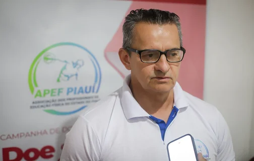 Professor de Educação Física e Presidente da APEF-PI, Demóstenes Ribeiro