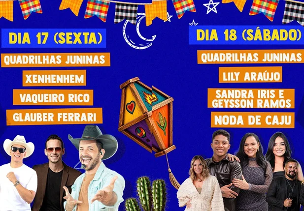 Programação do XXIV Festival de Folguedos de União