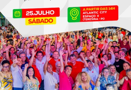 PT e partidos da base aliada realizam convenção partidária dia 25 de julho em Teresina