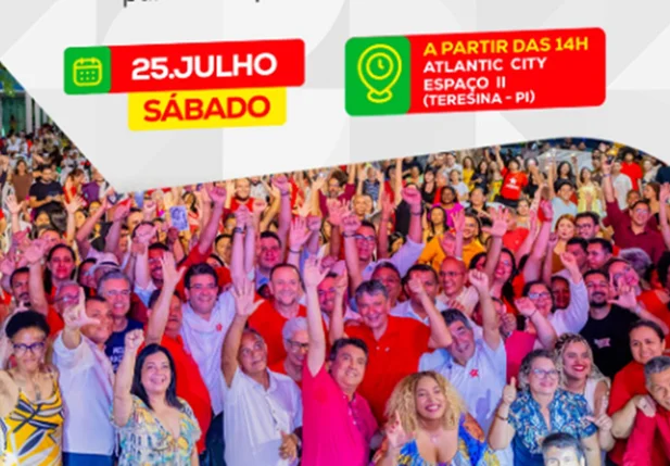 PT e partidos aliados realizam convenção dia 25 de julho