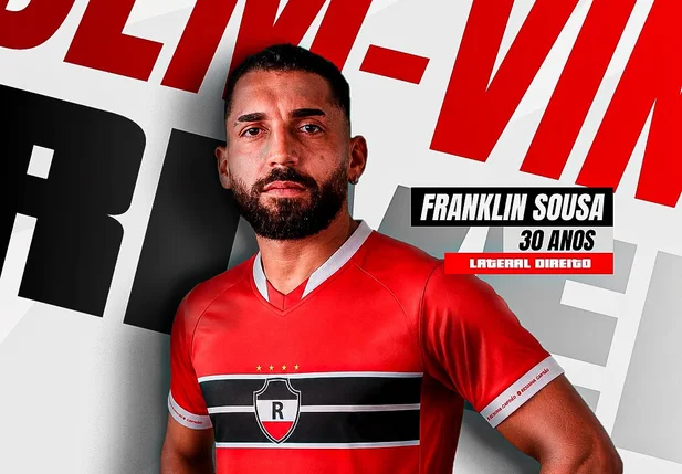 River-PI anuncia lateral-direito Franklin para a disputa da Série B do Piauiense
