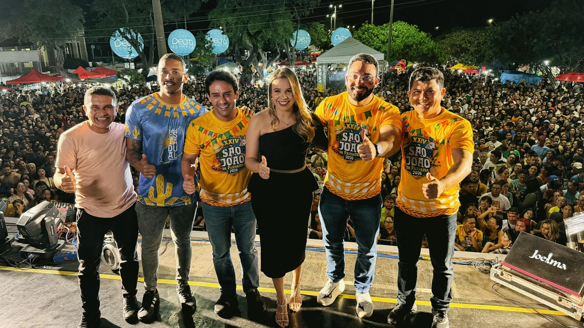 Rubens Pereira prestigia maior festa junina de Parnaíba