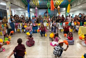 Secretaria de Educação de Esperantina prestigia Arraiá da Aninha e celebra as tradições juninas