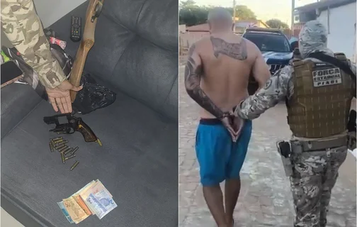Secretaria de Segurança prende seis suspeitos de integrar facção em Pajeú do Piauí