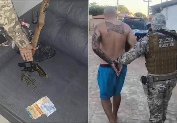 Secretaria de Segurança prende seis suspeitos de integrar facção em Pajeú do Piauí