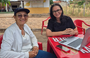 Secretária municipal de Administração e Obras, Regiane Morais, acompanhou as obras