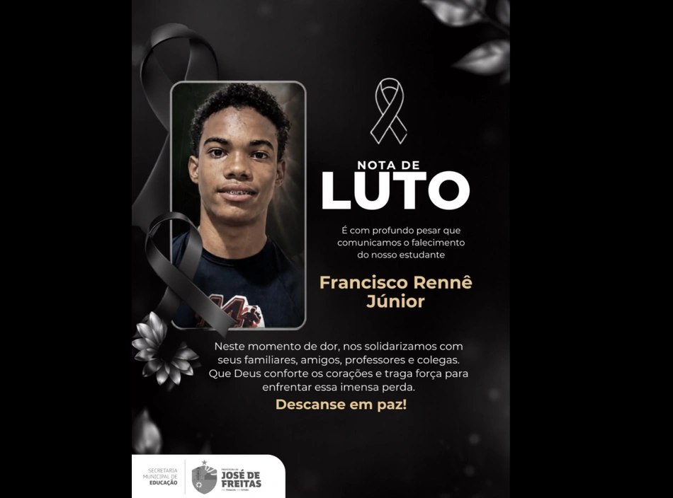 Secretaria Municipal de Educação lamentou morte de Francisco Rennê
