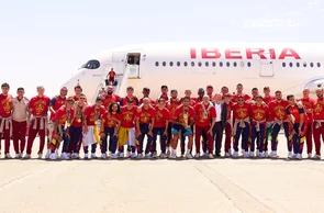 Seleção da Espanha desembarca em Madri após título da Copa do Mundo