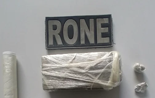 Tablete de maconha apreendido
