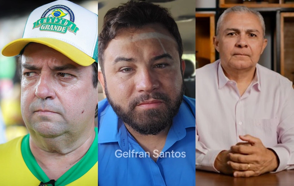 Tiago Junqueira, Gelfran Santos e Toni Rodrigues