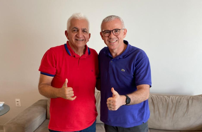 Tiago Vasconcelos amplia base política e recebe apoio do ex-prefeito de Juazeiro do Piauí, José Neto