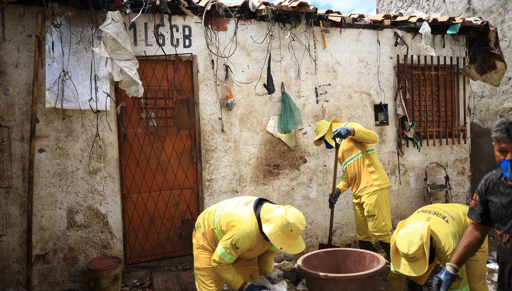 Trabalhadores da limpeza
