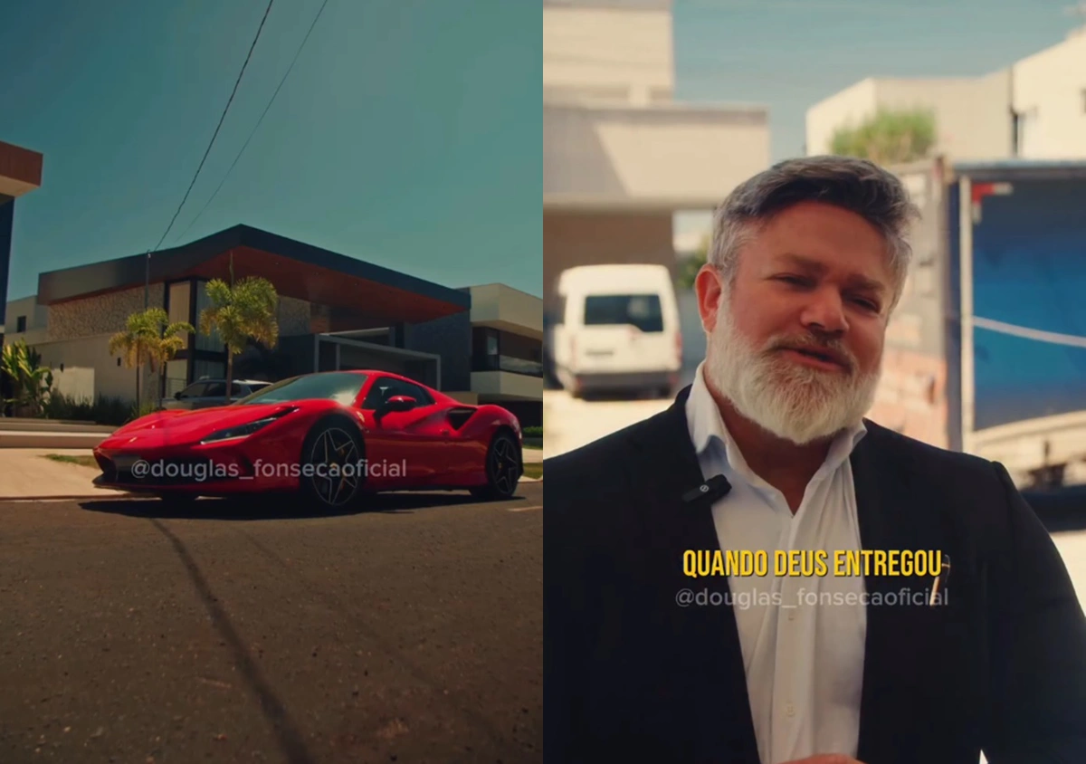 Trader ostenta Ferrari nas redes sociais