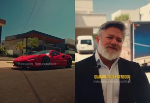 CEO da DF Group ostentava Ferrari nas redes sociais e diz que é 'presente de Deus'