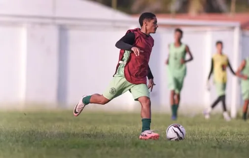Treino do Caiçara sub-20