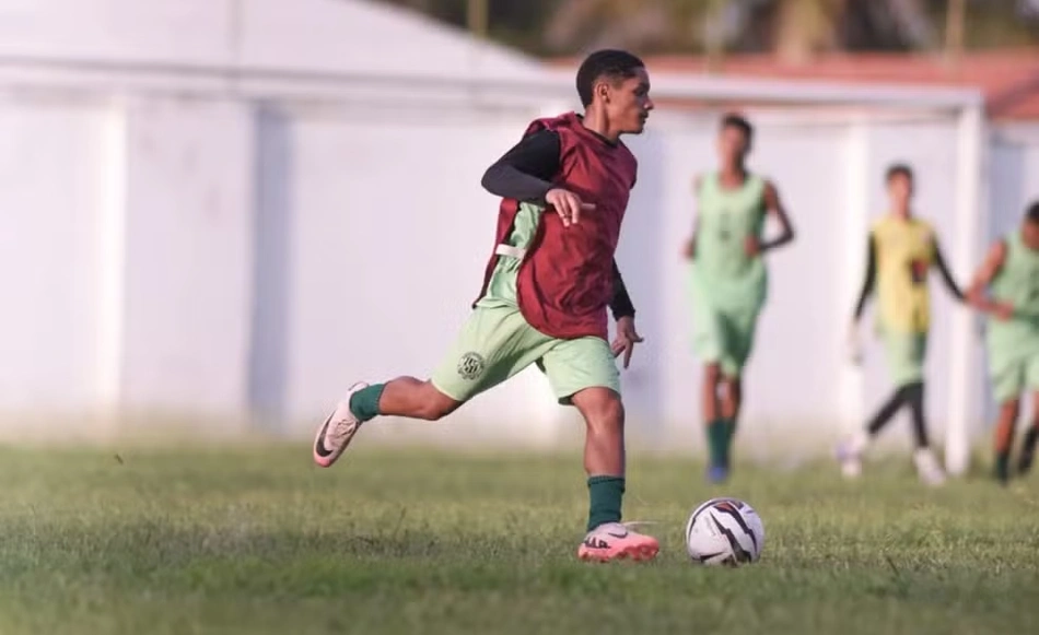 Treino do Caiçara sub-20