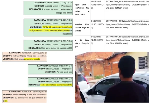 Veja prints de estudante que ameaçou atentado em escola de Teresina