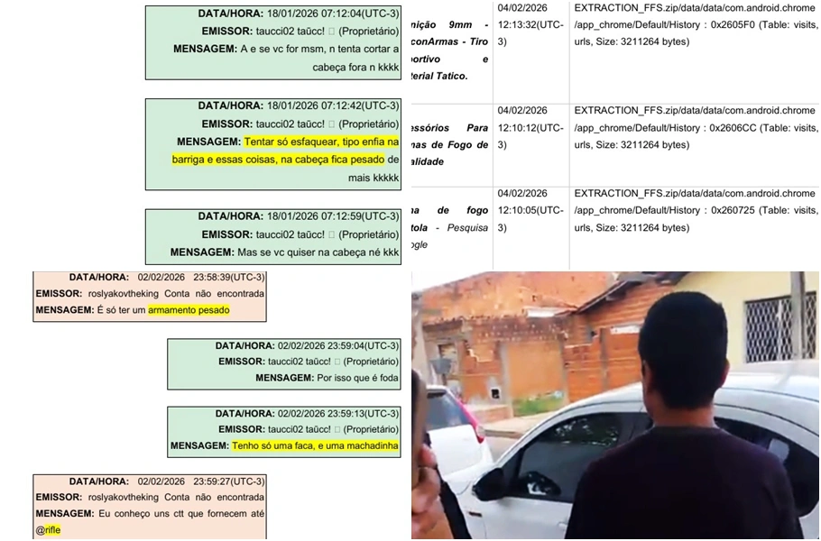 Veja prints de estudante que ameaçou atentado em escola de Teresina