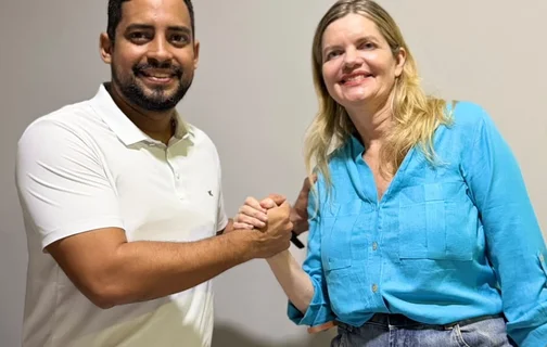 Vereador Taylon Andrades oficializou apoio à deputada estadual Gracinha Mão Santa
