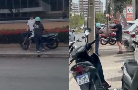 Vídeos mostram criminoso realizando série de assaltos na zona leste de Teresina
