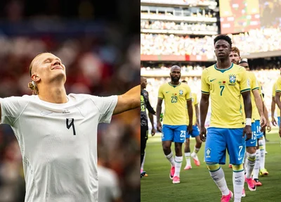 Vini Jr. e Haaland se enfrentam pelas oitavas da Copa do Mundo.