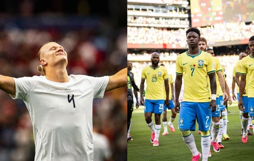 Vini Jr. e Haaland se enfrentam pelas oitavas da Copa do Mundo.