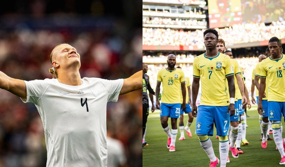 Vini Jr. e Haaland se enfrentam pelas oitavas da Copa do Mundo.