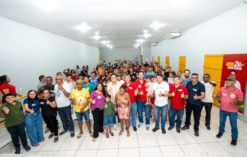 Vinícius Dias fortalece pré-campanha em União e Miguel Alves ao lado de Wellington Dias e Zé Santana