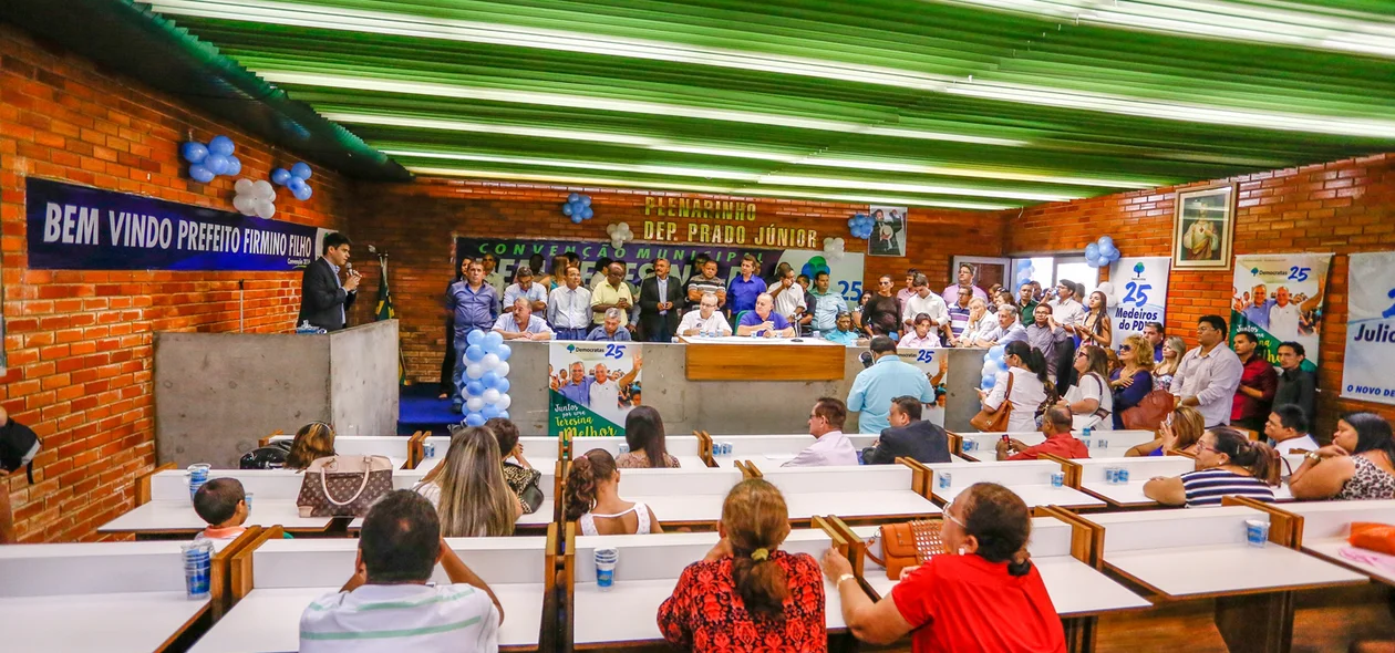 Convenção do  DEM aconteceu  no plenarinho da assembléia