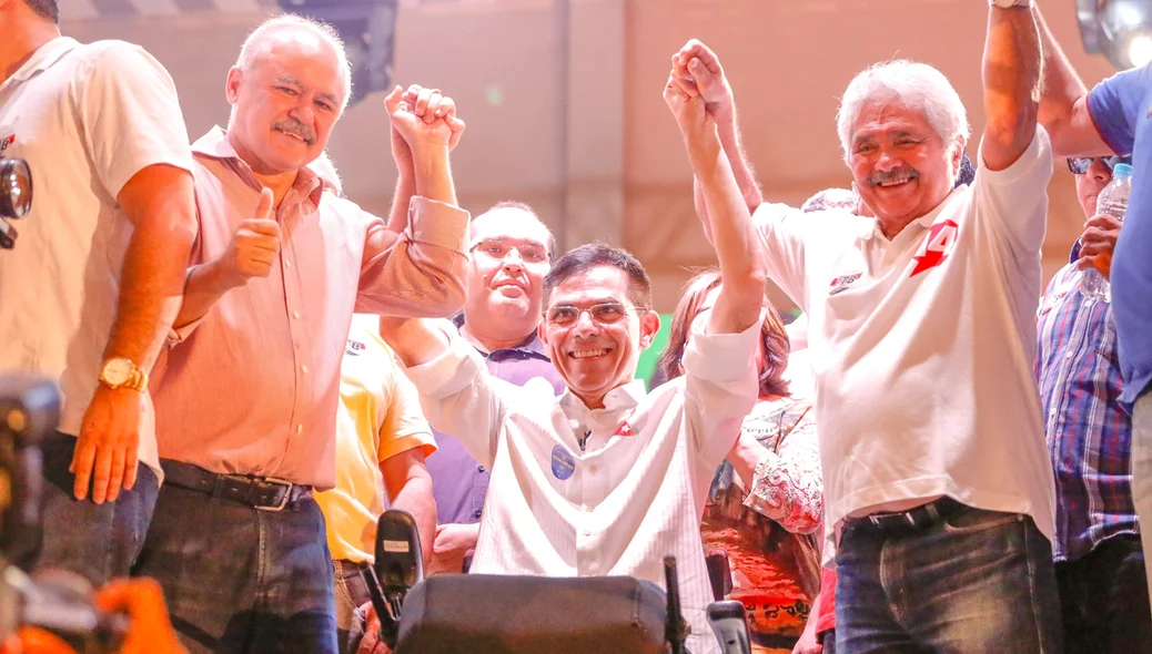 Décio Solano,Amadeu Campos e Elmano Férrer