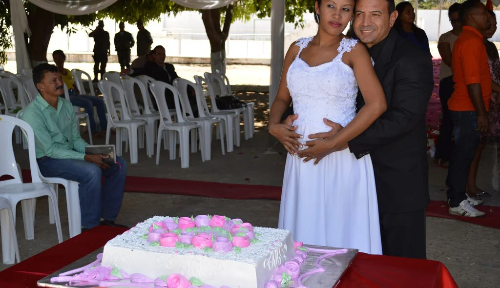 Casamento entre detentos é realizado na Penitenciária Irmão Guido
