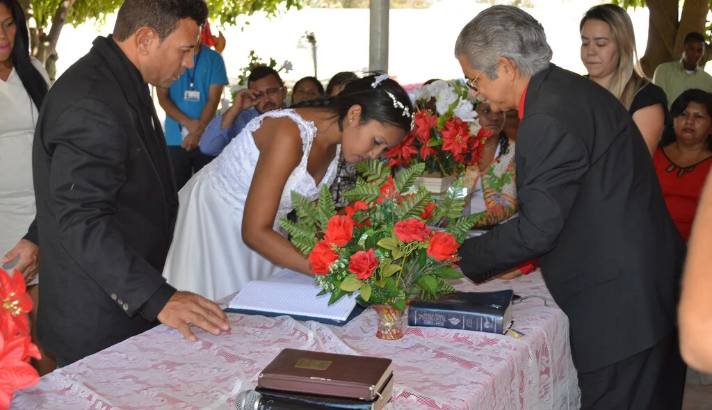 Esse é o primeiro casamento que acontece com internos