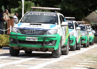 Carros da Polícia Militar do Piauí