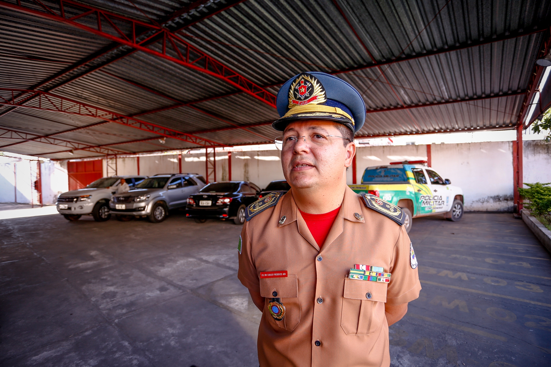 Comandante Geral do corpo de bombeiro, Carlos Frederico